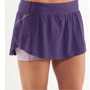 Lululemon purple Athletic Skirt with Shorts